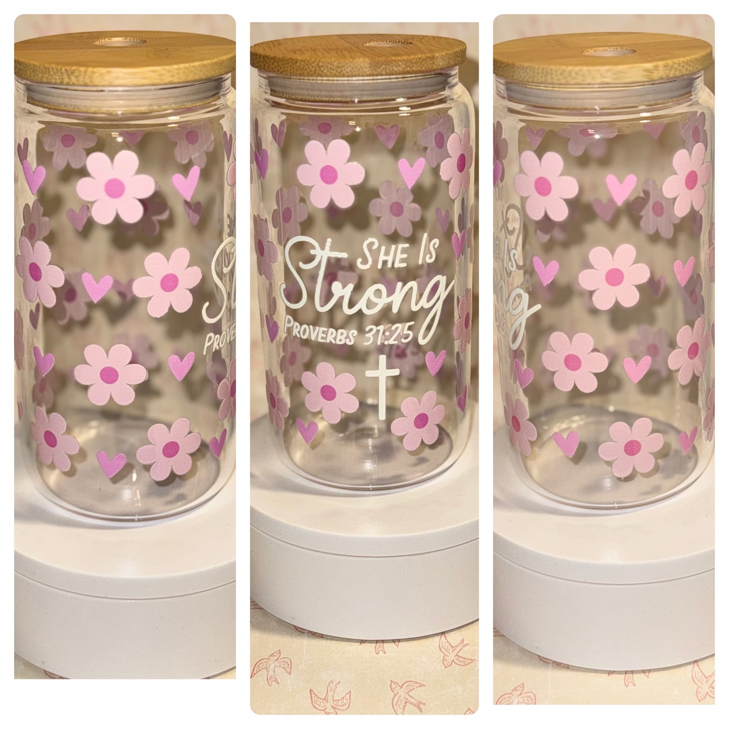 She is strong Libby Glass Can