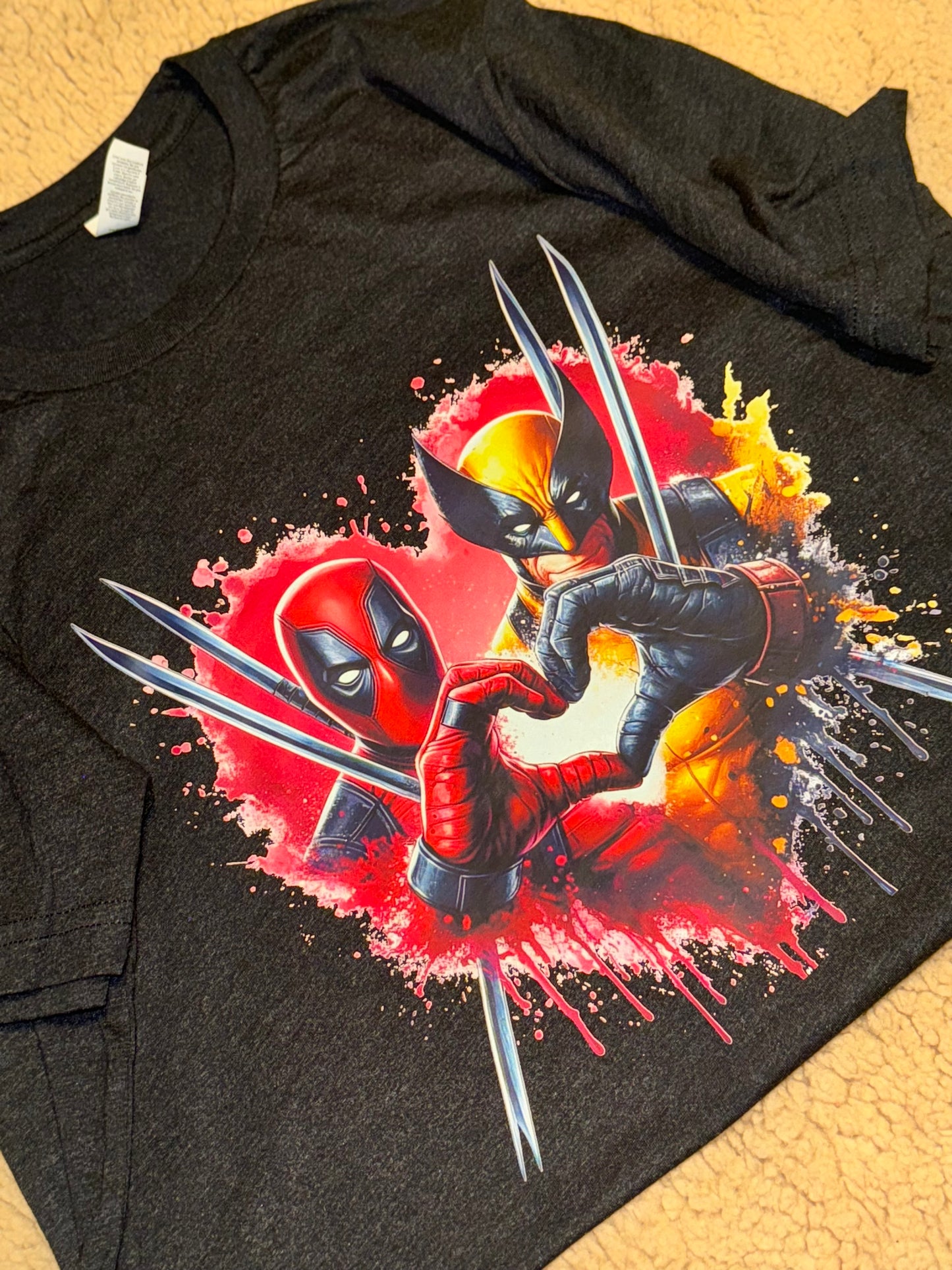 Heart Super Hero Duo Tee