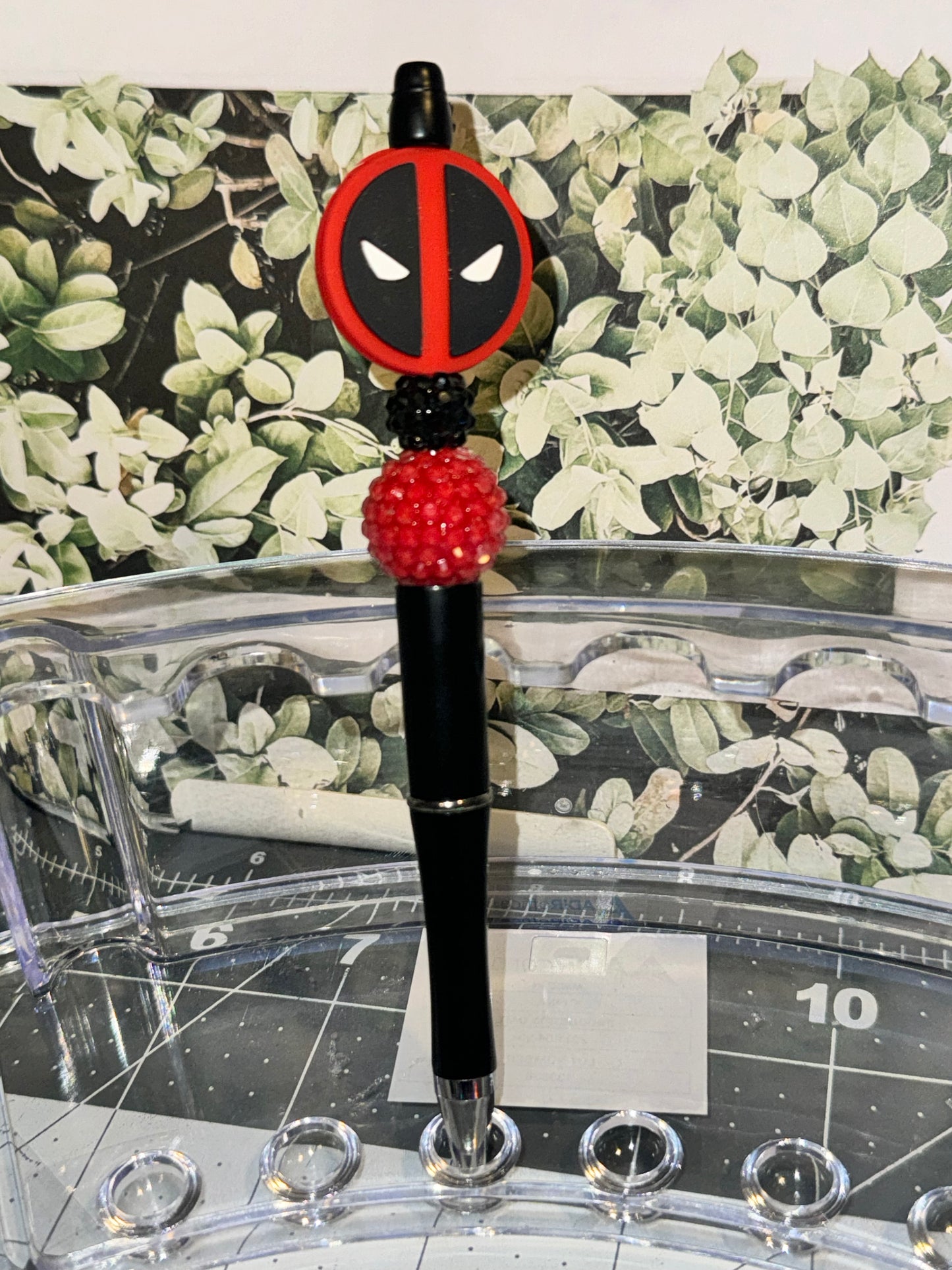 Superhero beaded pen 