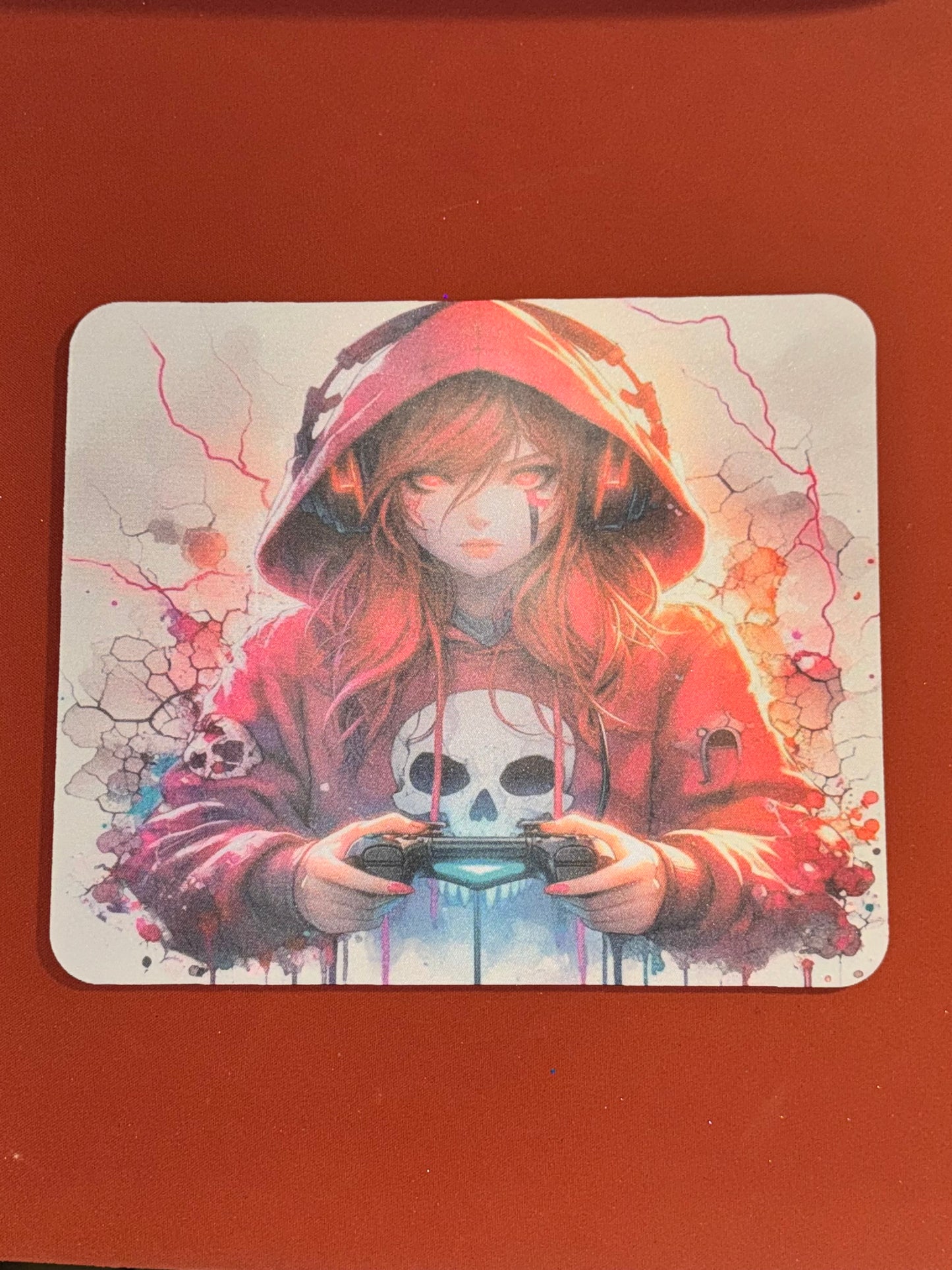 Gamer girl mousepad
