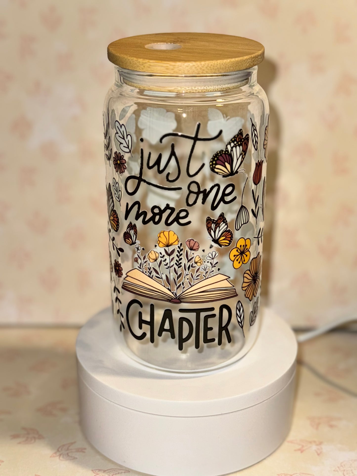 Just one more chapter Libby glass can