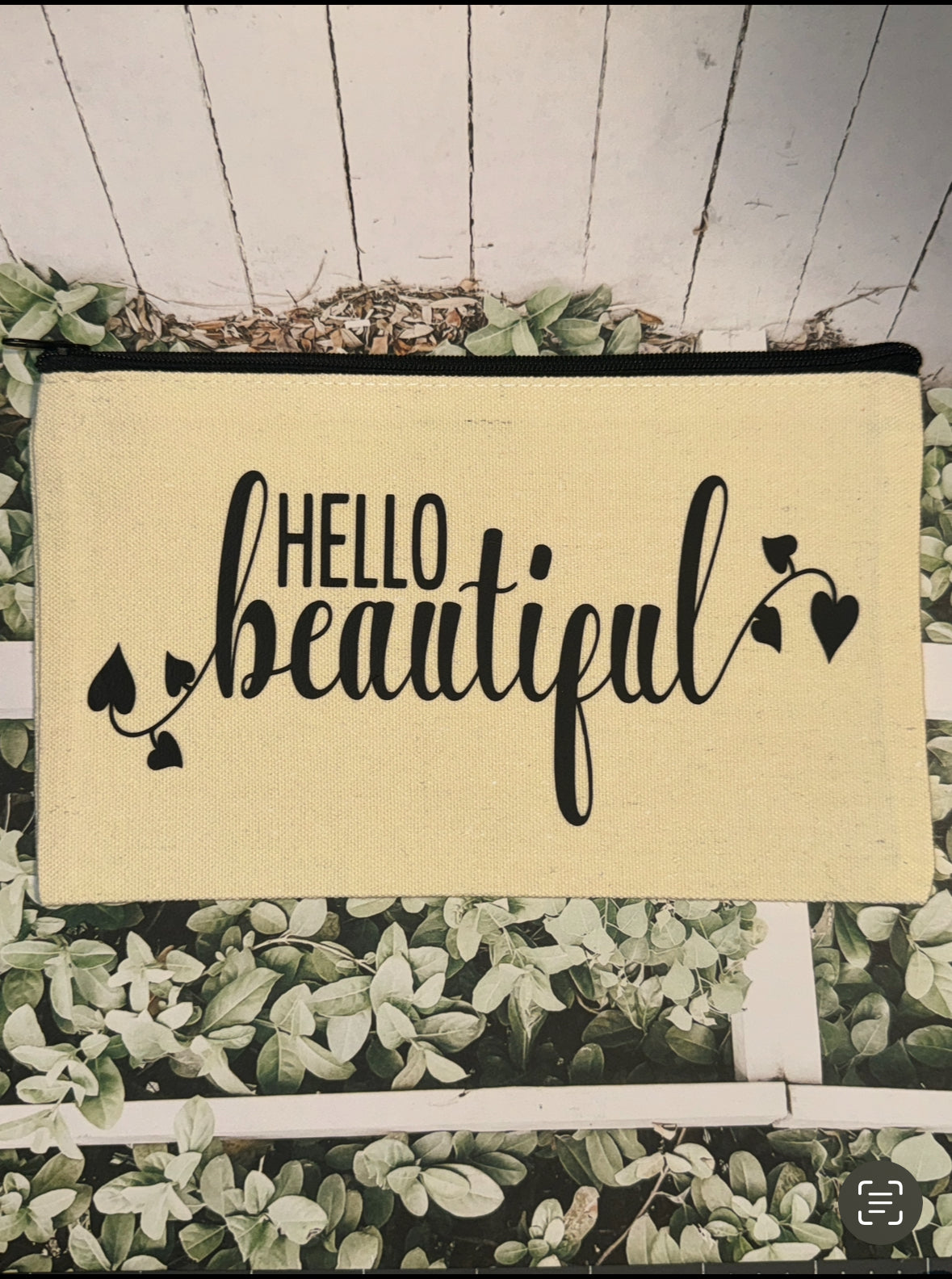 Hello beautiful makeup bag