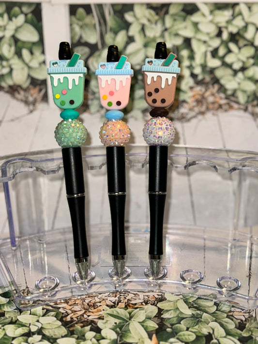 Boba Tea beaded pen