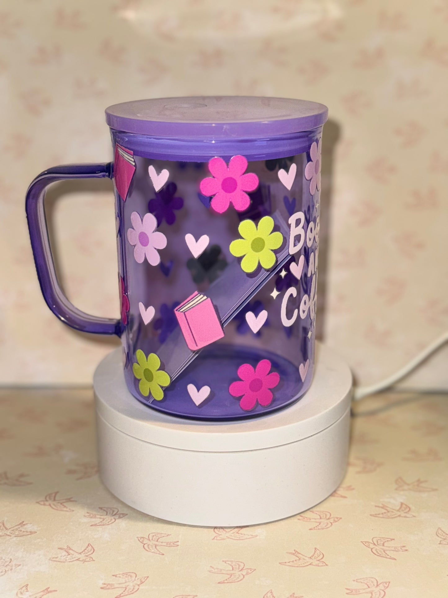 Books and coffee 15oz mug