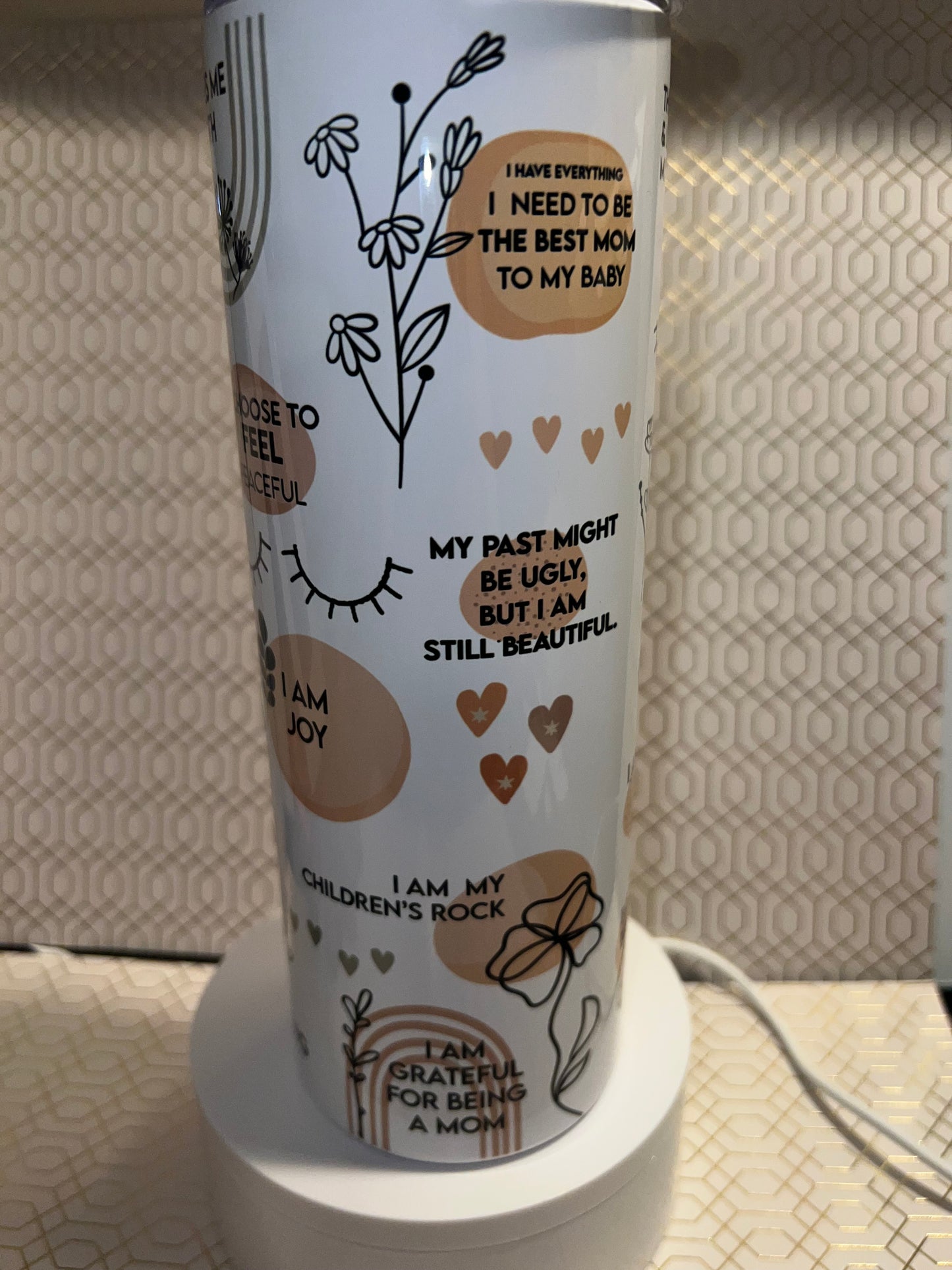 Mommy reminders tumbler