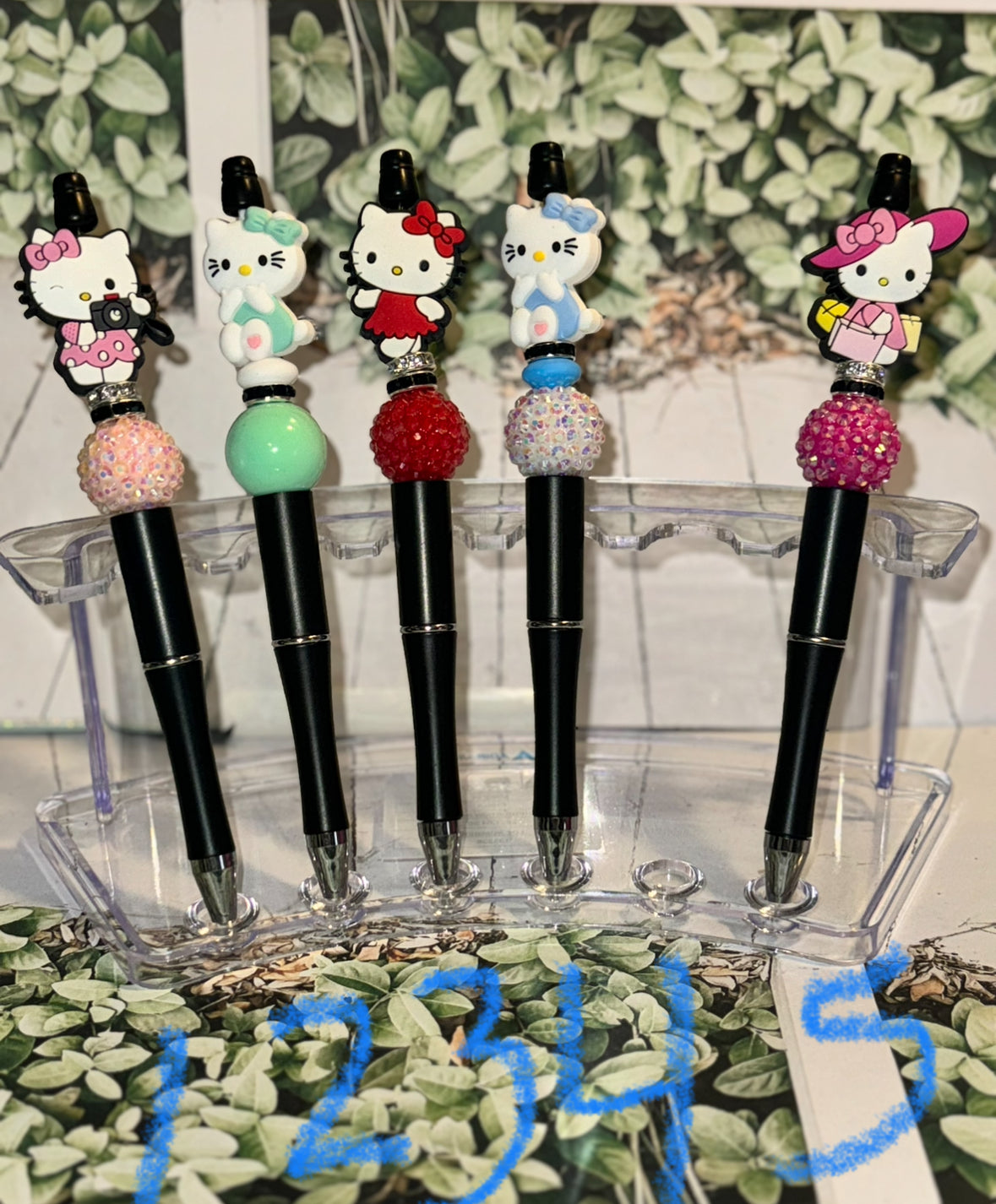 Kitty beaded pens