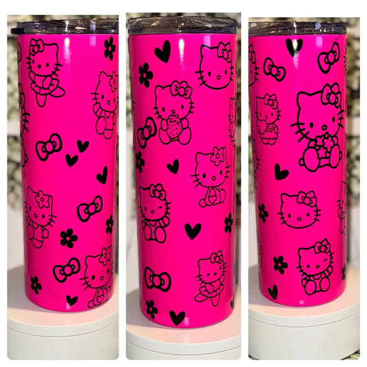 HK pink tumbler