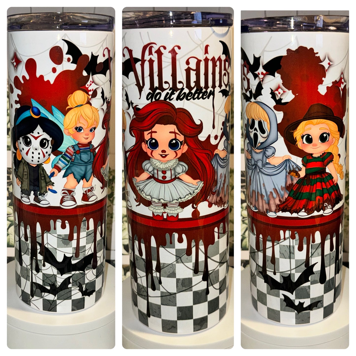 Princess villains tumbler