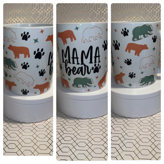 Mama bear coffee mug