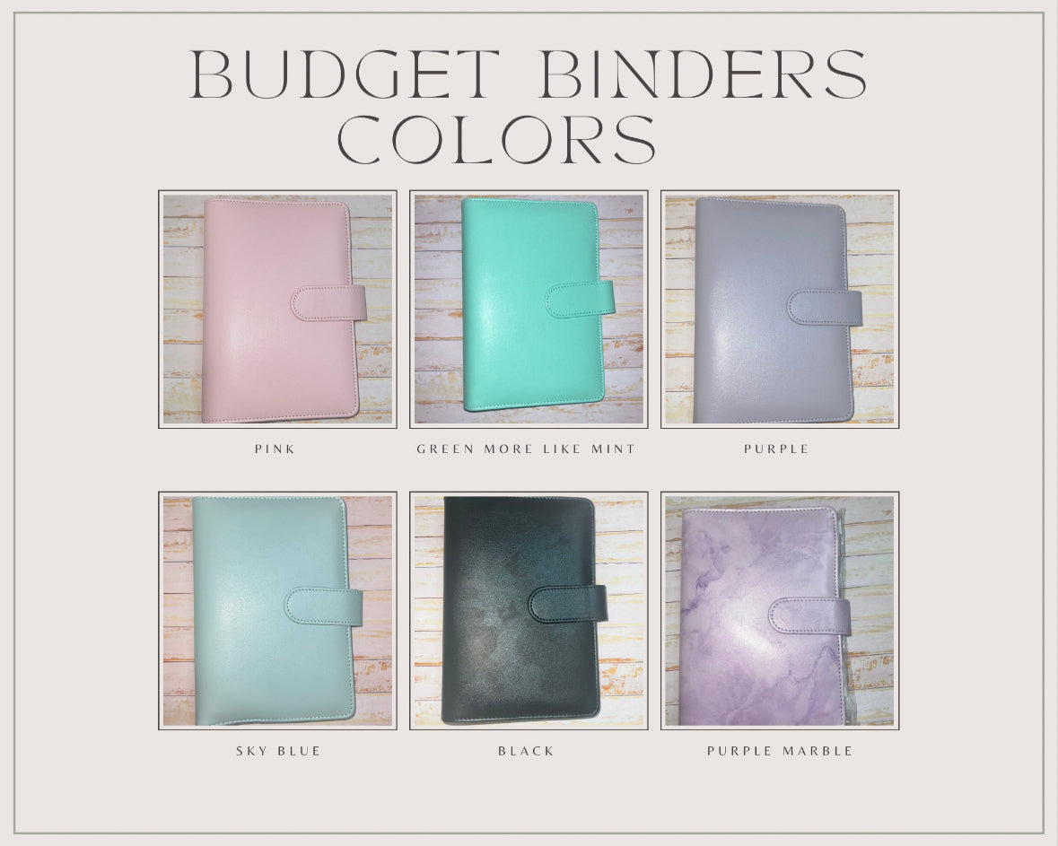 A6 budget binder