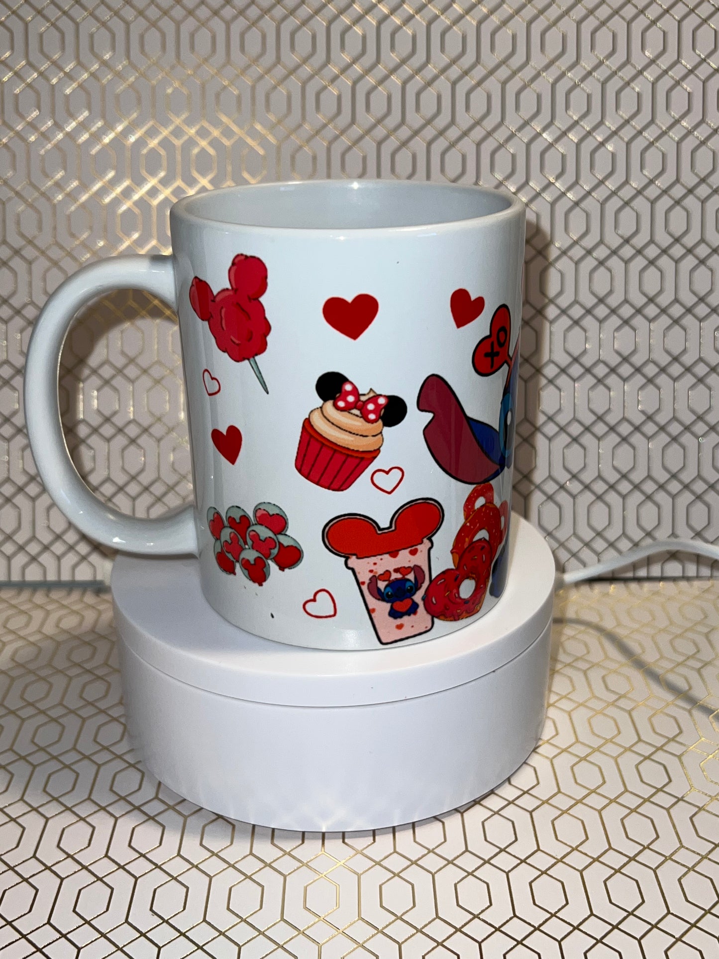 Blue alien Valentine Coffee Mug