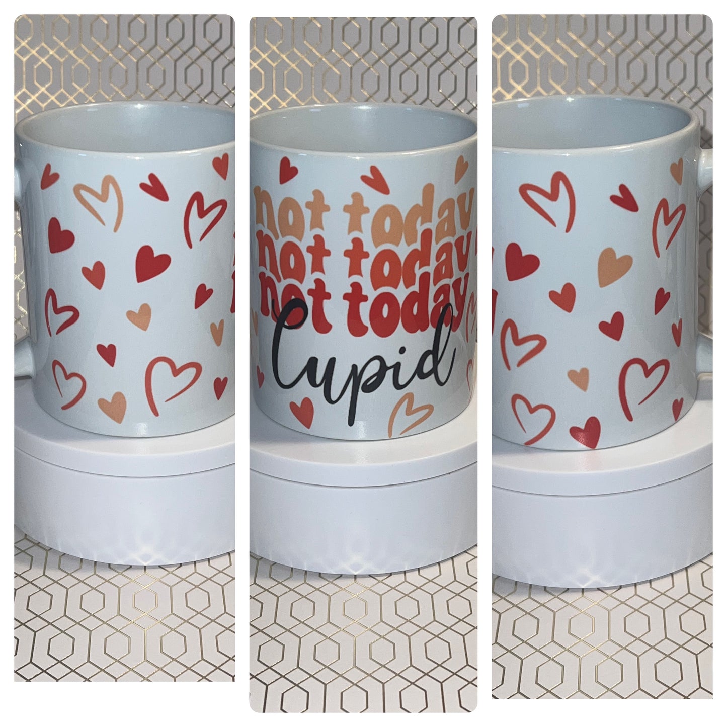 Not today Cupid Coffee Mug